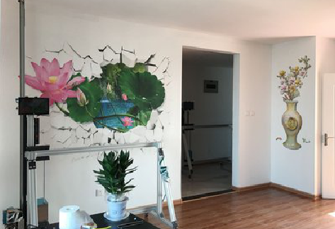 淅川墙体彩绘相比墙纸的优势。