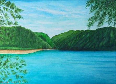 淅川在墙绘中，如何绘画绿水青山？