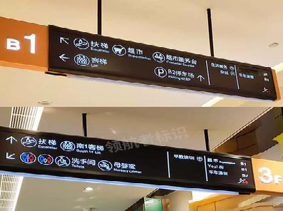 淅川如何通过商场标识牌引导客流分布？